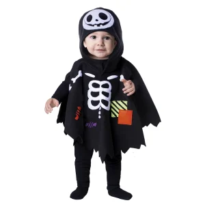 COSTUME HALLOWEEN – baby mantellini -SCHELETRINO -8032684578027