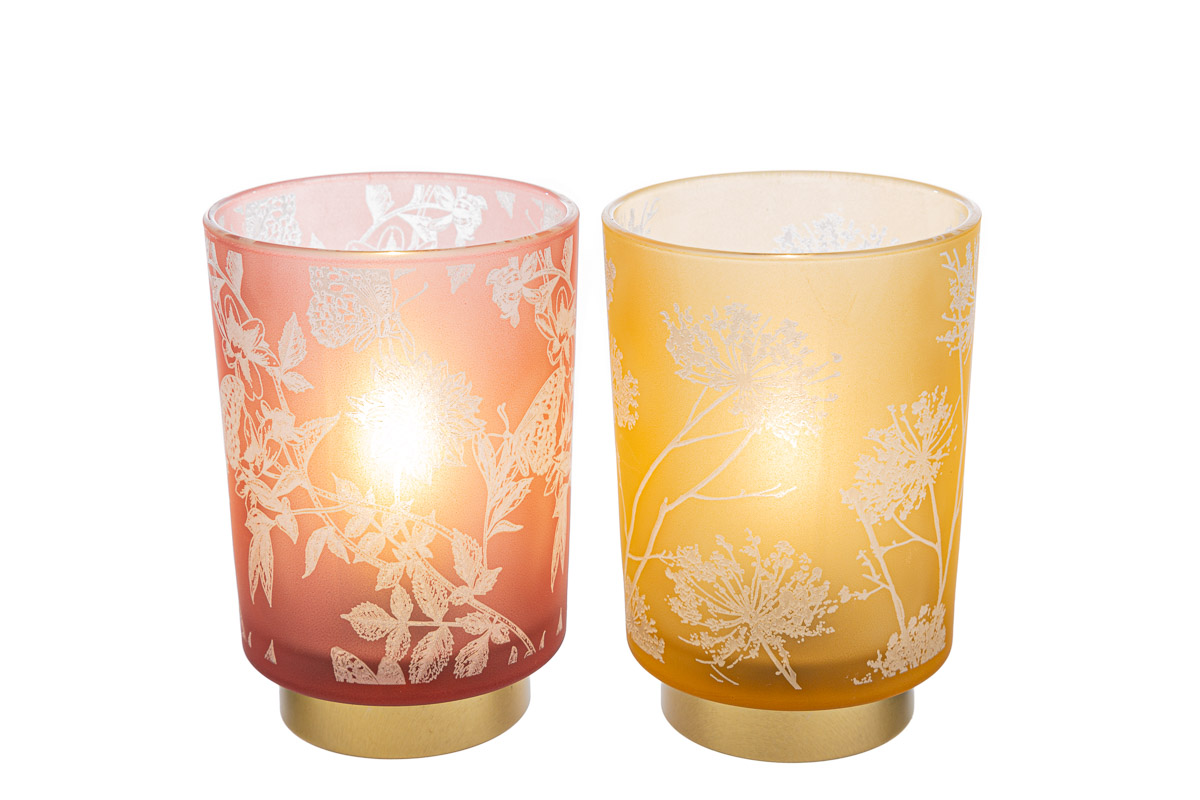 lampada vetro pz. 2 ass.d.12xh.20 cm. - immagine 2