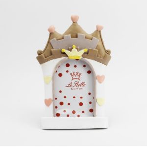 Bomboniera portafoto castello principessa in resina Pz.1