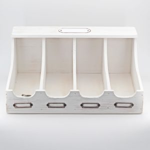 Contenitore 4 divisori in legno per confettata Pz. 1