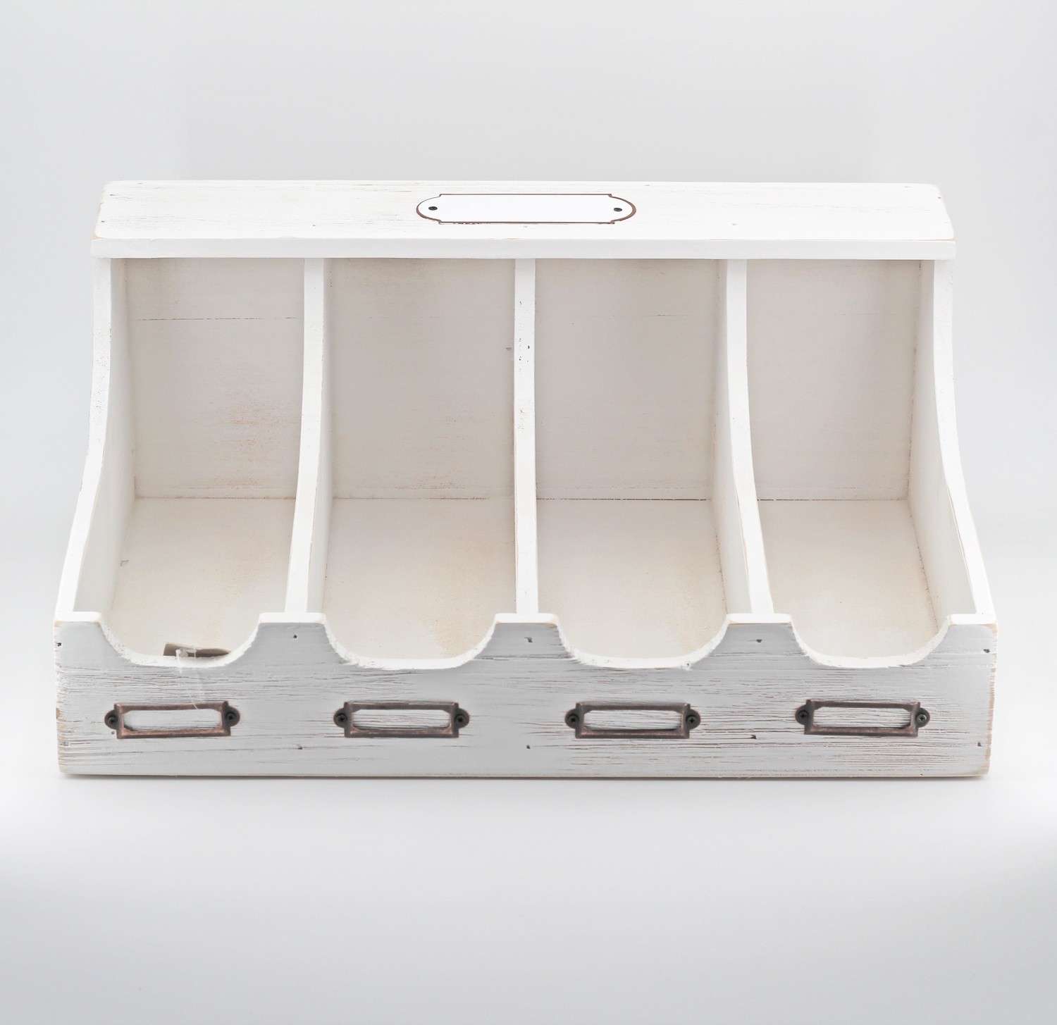 Contenitore 4 divisori in legno per confettata Pz. 1 - immagine 2