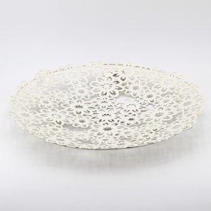 Vassoio traforato fiori Pz.1