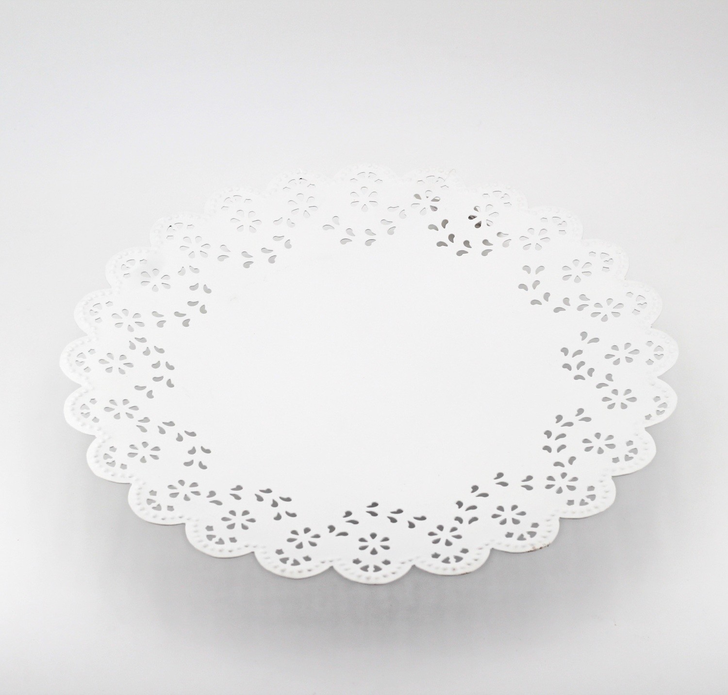 Alzata bianca pizzo Pz.1