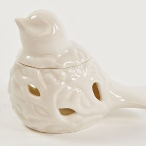 Bomboniera in porcellana scatolina uccellino Pz. 4