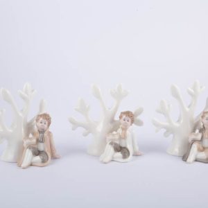 Bomboniera in porcellana principe con albero Pz. 3