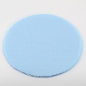 Velo tulle rotondo portaconfetti celeste Pz. 50