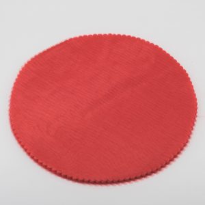 Velo tulle rotondo portaconfetti rosso Pz. 50