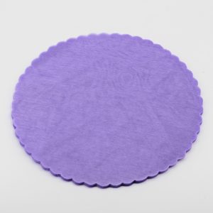 Velo tulle rotondo portaconfetti lilla Pz. 50