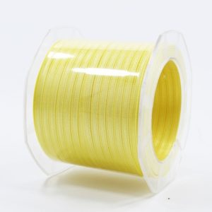 Furlanis nastro di raso giallo chiaro colore 428 mm.3 Mt.100