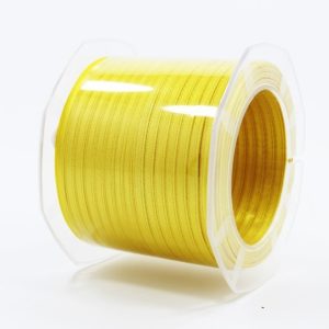 Furlanis nastro di raso giallo scuro colore 430 mm.3 Mt.100