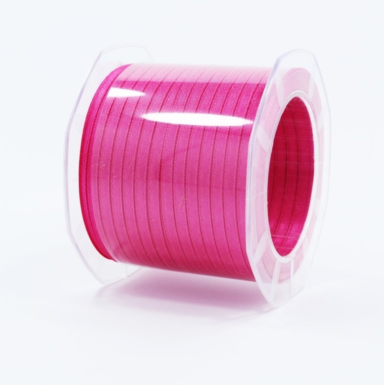 Furlanis nastro di raso fuxia scuro colore 26 mm.3 Mt.100 - immagine 2