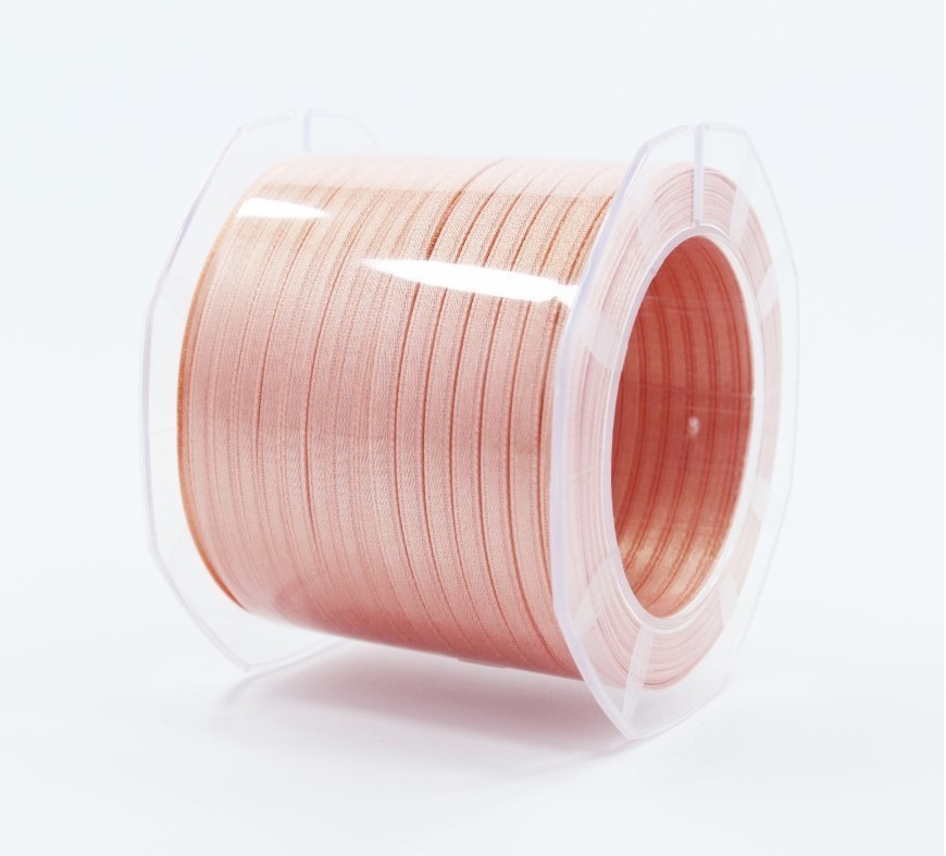 Furlanis nastro di raso cipria scuro colore 25 mm.3 Mt.100 - immagine 2