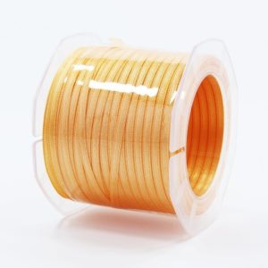 Furlanis nastro di raso arancio chiaro colore 113 mm.3 Mt.100