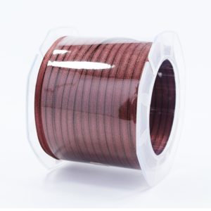 Furlanis nastro di raso marrone medio colore 1239 mm.3 Mt.100