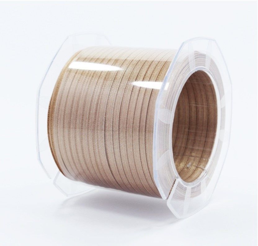 Furlanis nastro di raso beige scuro colore 55 mm.3 Mt.100