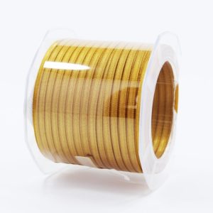 Furlanis nastro di raso giallo ocra colore 1085 mm.3 Mt.100