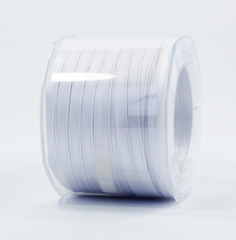 Furlanis nastro di raso bianco colore 13 mm.6 Mt.100 - immagine 2