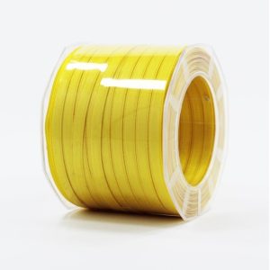 Furlanis nastro di raso giallo scuro colore 430 mm.6 Mt.100