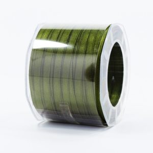 Furlanis nastro di raso verde oliva colore 39 mm.6 Mt.100