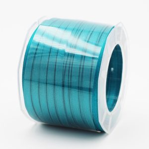 Furlanis nastro di raso petrolio colore 65 mm.6 Mt.100