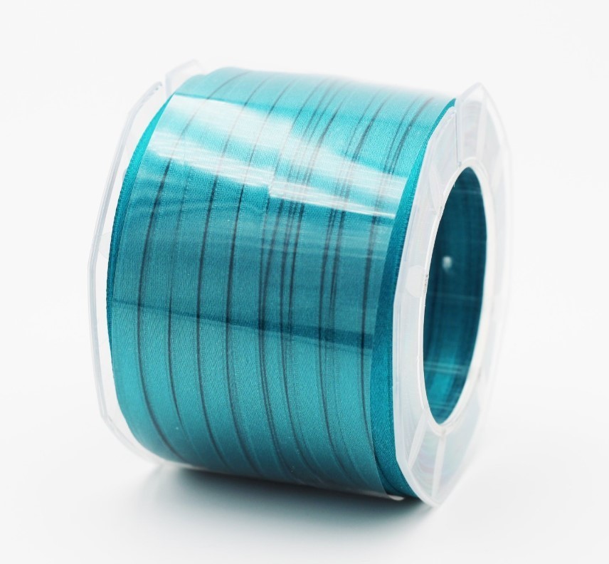 Furlanis nastro di raso petrolio colore 65 mm.6 Mt.100 - immagine 2