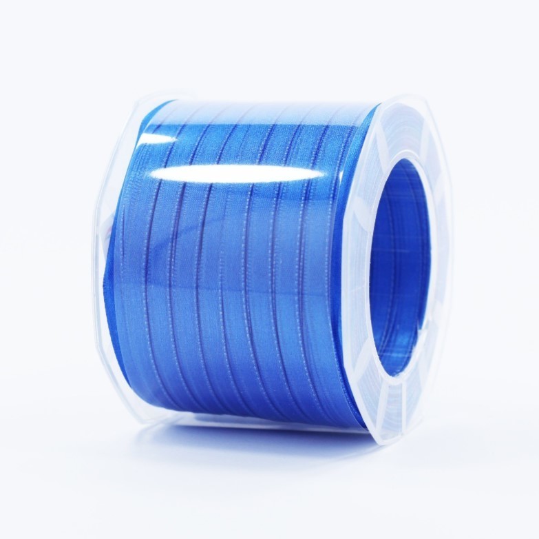 Furlanis nastro di raso bluette colore 654 mm.6 Mt.100