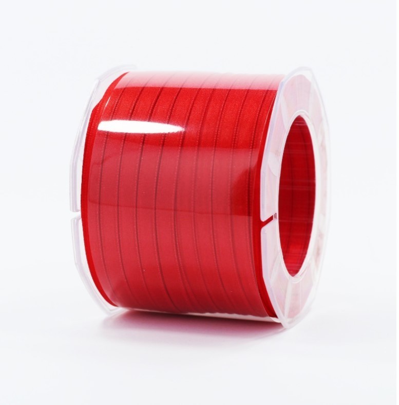 Furlanis nastro di raso rosso colore 31 mm.6 Mt.100