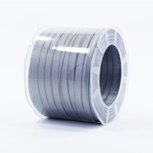 Furlanis nastro di raso grigio medio colore 75 mm.6 Mt.100