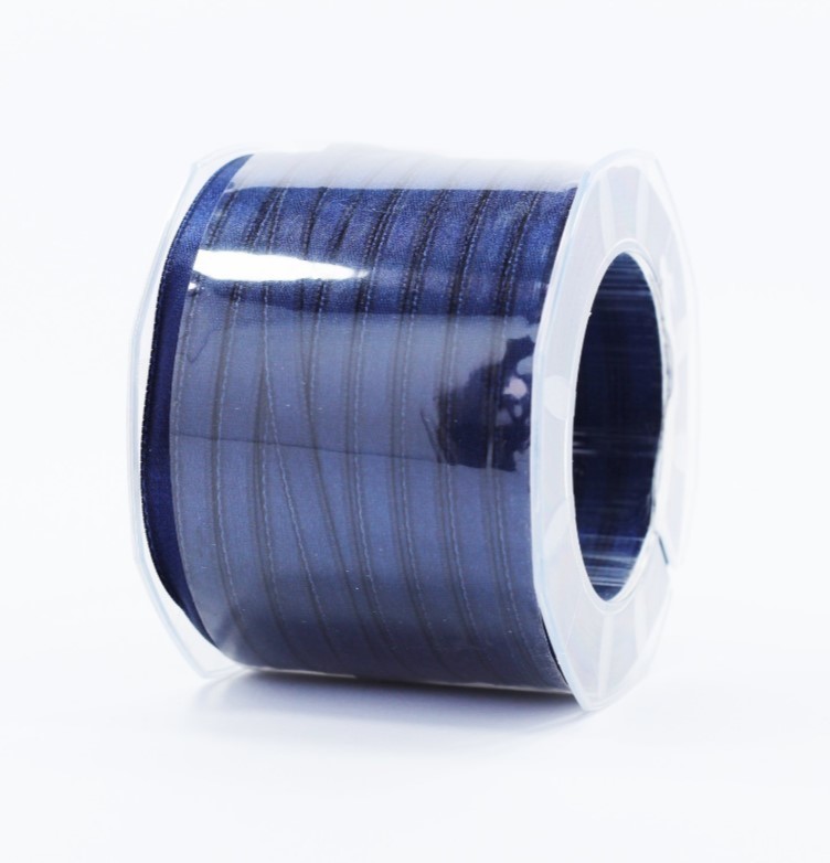 Furlanis nastro di raso blu scuro colore 1080 mm.6 Mt.100