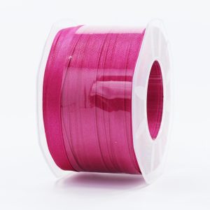 Furlanis nastro di raso fuxia chiaro colore 68 mm.10 Mt.100