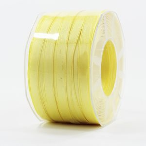 Furlanis nastro di raso giallo chiaro colore 428 mm.10 Mt.100