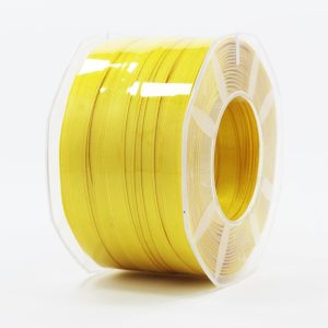 Furlanis nastro di raso giallo scuro colore 430 mm.10 Mt.100