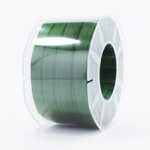 Furlanis nastro di raso verde bottiglia colore 633 mm.10 Mt.100