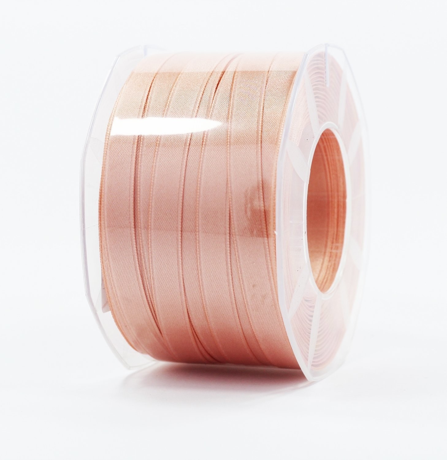 Furlanis nastro di raso cipria scuro colore 25 mm.10 Mt.100 - immagine 2