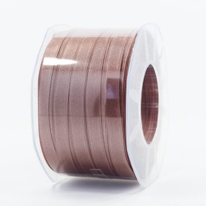 Furlanis nastro di raso marrone chiaro colore 56 mm.10 Mt.100