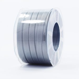 Furlanis nastro di raso grigio medio colore 75 mm.10 Mt.100