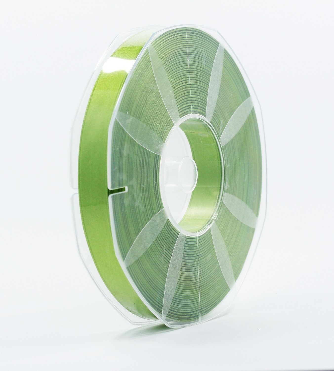 Furlanis nastro di raso verde mela colore 139 mm.16 Mt.50 - immagine 2