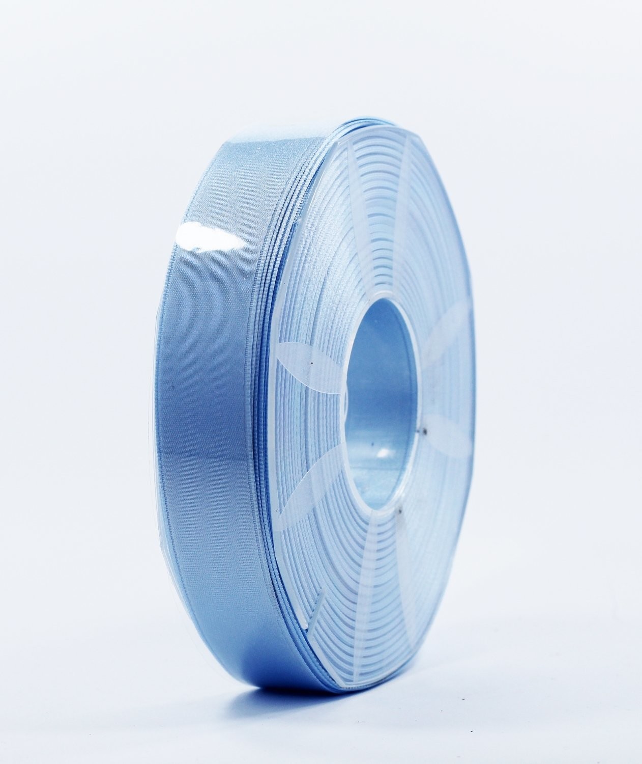 Furlanis nastro di raso celeste colore 593 mm.25 Mt.50 - immagine 2