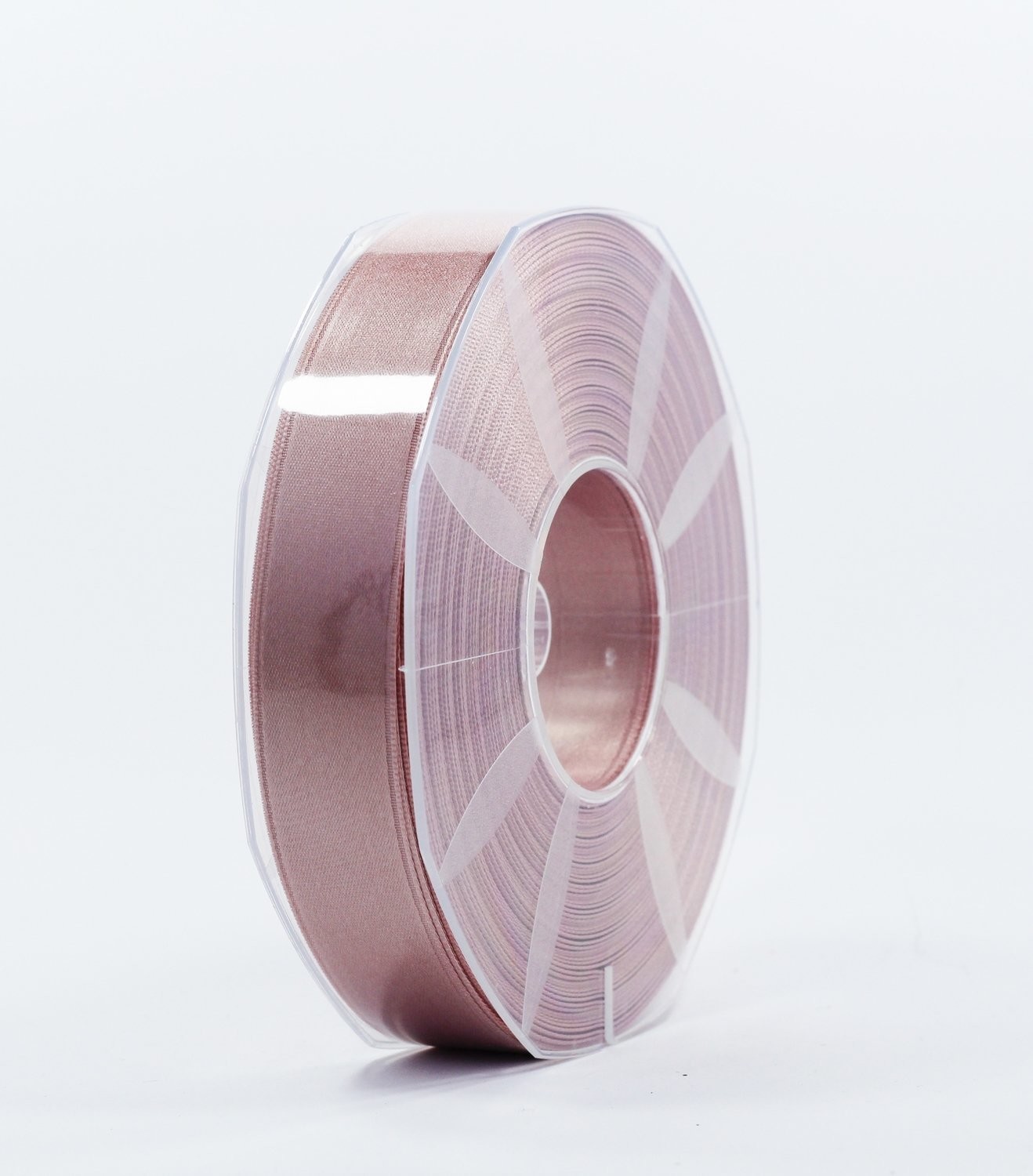 Furlanis nastro di raso rosa antico chiaro colore 552 mm.25 Mt.50 - immagine 2