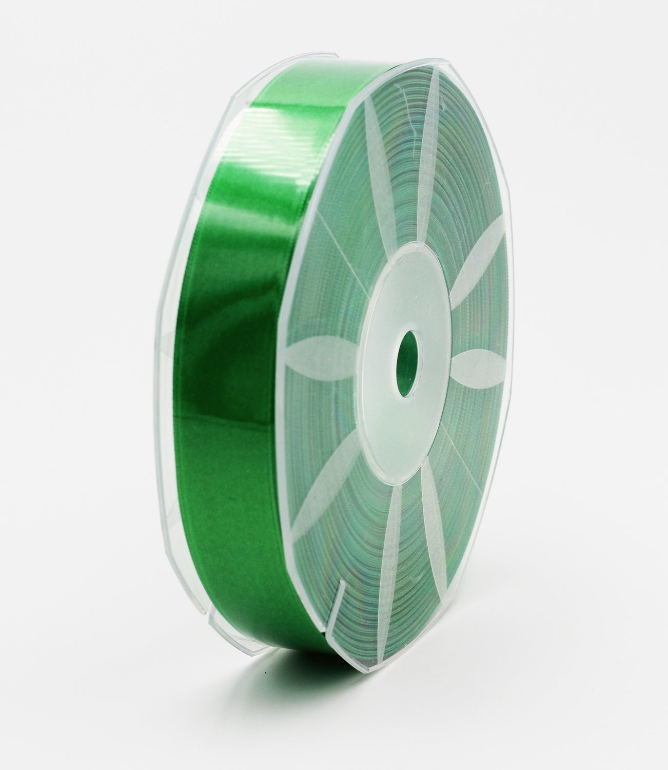 Furlanis nastro di raso verde scuro colore 32 mm.25 Mt.50 - immagine 2