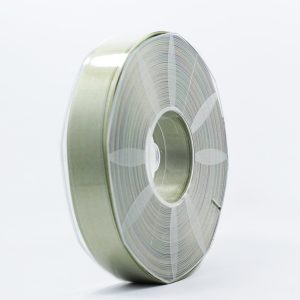 Furlanis nastro di raso verde salvia colore 15 mm.25 Mt.50