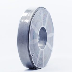 Furlanis nastro di raso grigio medio colore 75 mm.25 Mt.50