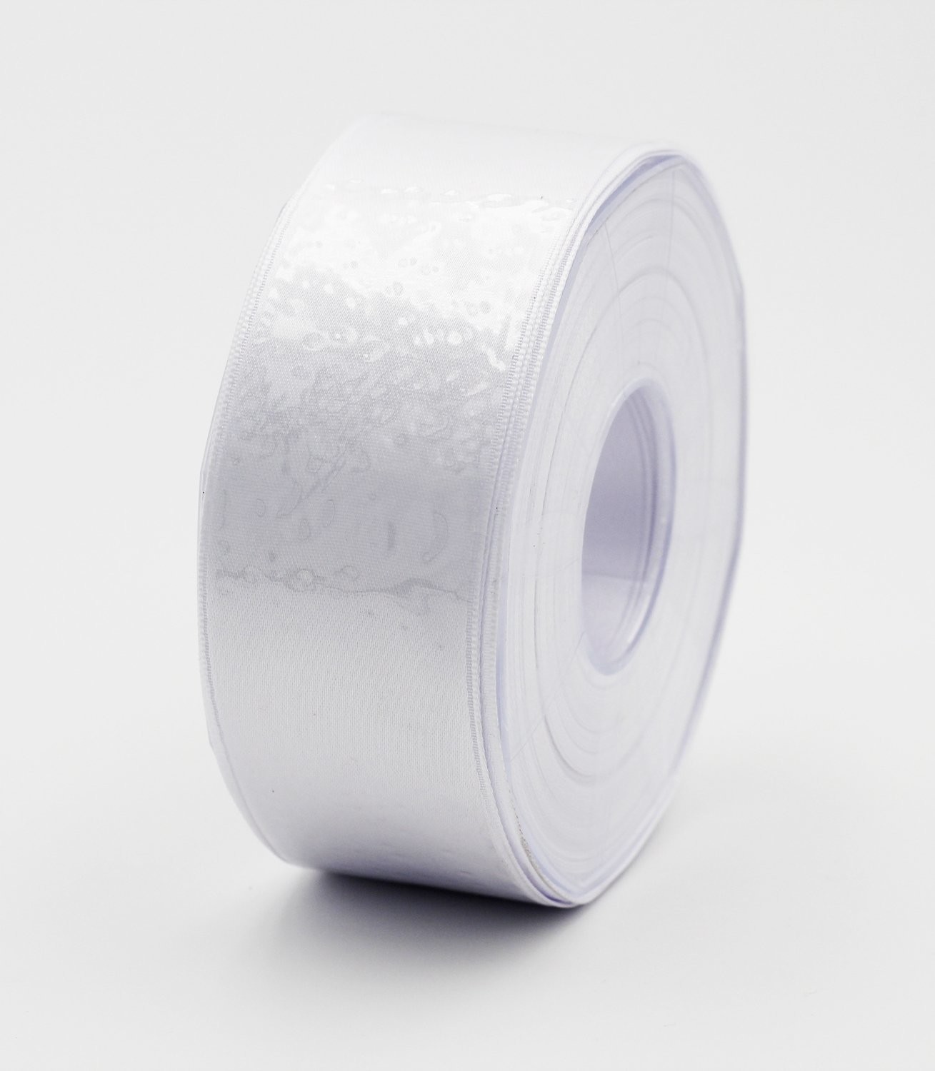Furlanis nastro di raso bianco colore 13 mm.40 Mt.25