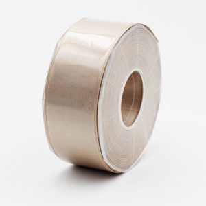 Furlanis nastro di raso beige chiaro colore 2 mm.40 Mt.25
