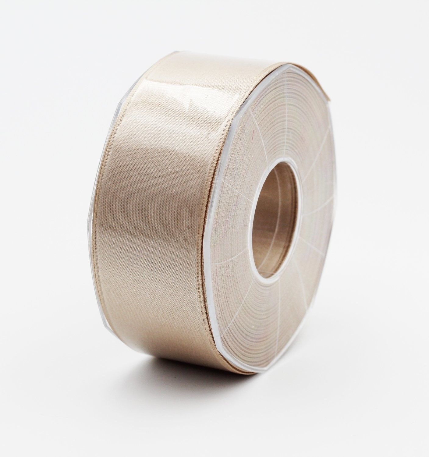 Furlanis nastro di raso beige chiaro colore 2 mm.40 Mt.25 - immagine 2