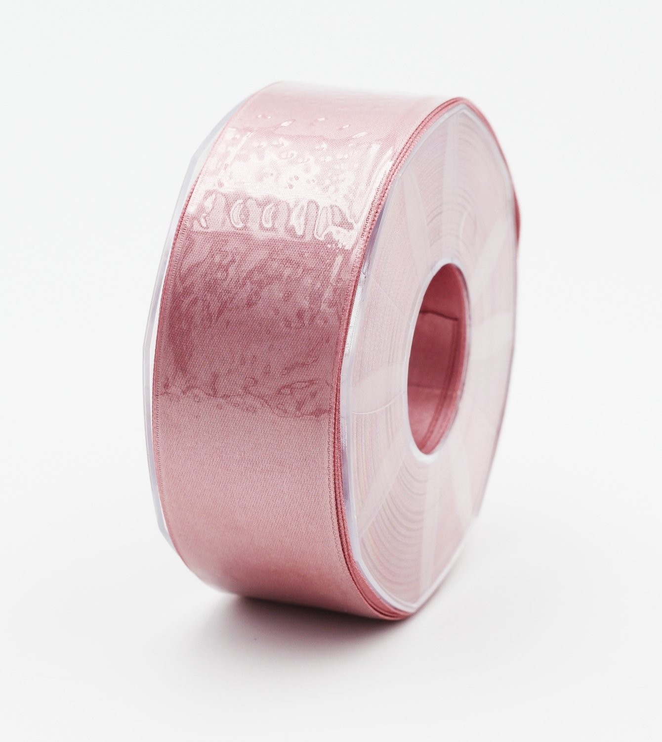 Furlanis nastro di raso rosa antico scuro colore 37 mm.40 Mt.25