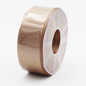Furlanis nastro di raso beige scuro colore 55 mm.40 Mt.25