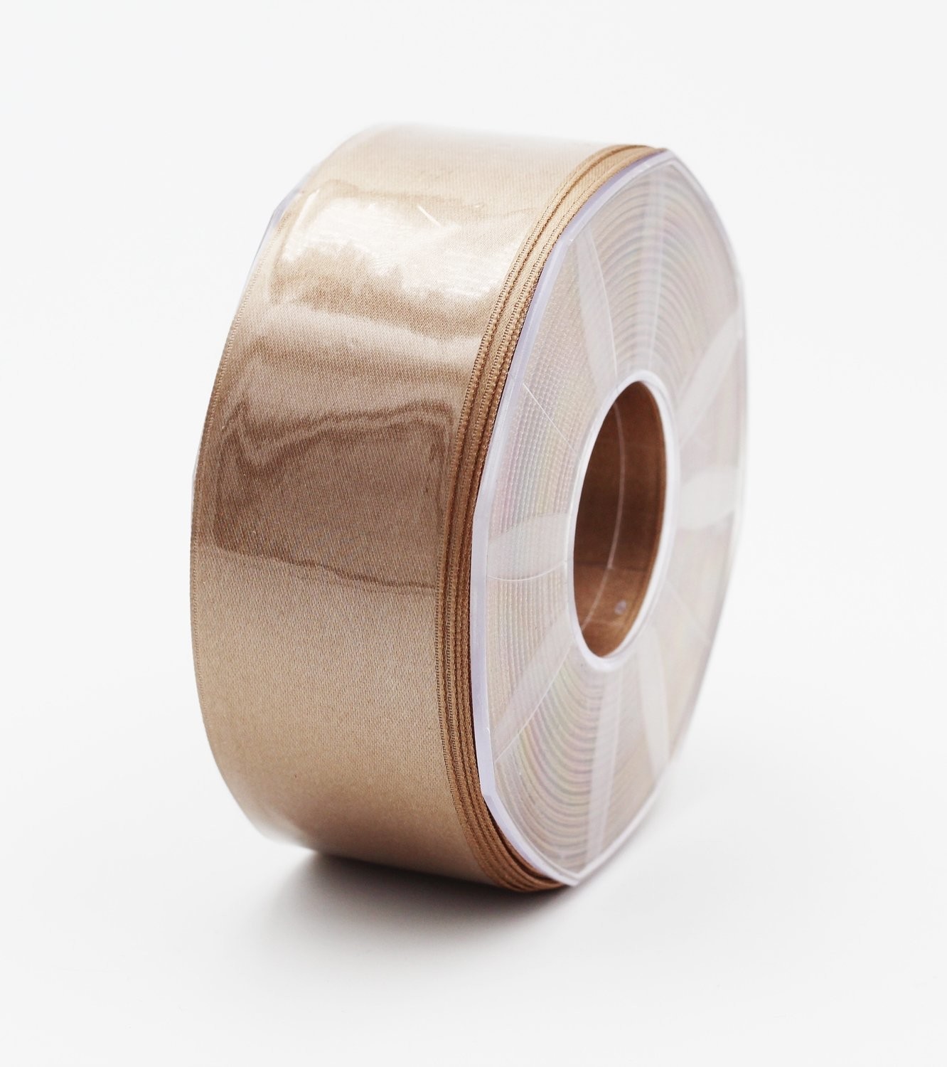 Furlanis nastro di raso beige scuro colore 55 mm.40 Mt.25 - immagine 2