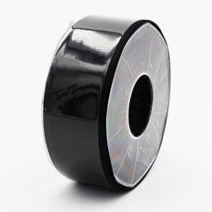 Furlanis nastro di raso nero colore 33 mm.40 Mt.25