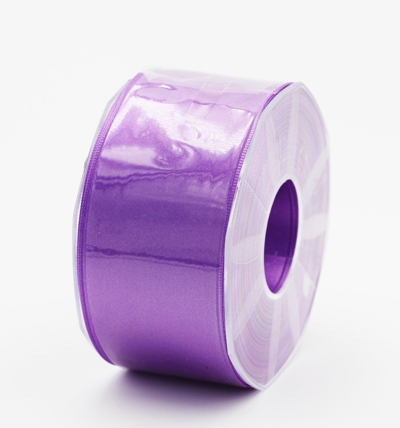 Furlanis nastro di raso viola colore 76 mm. 48 Mt. 25 - immagine 2